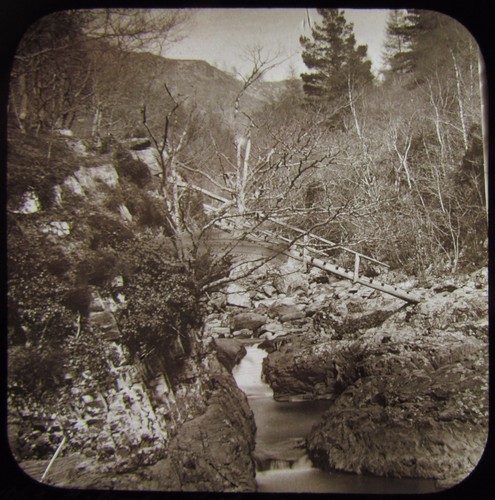 Glass magic lantern slide the - glass,