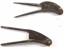 Ferro Areca Dado Taglierino Paio Indiano Bella Primitive Tavolo Décor. i12-113