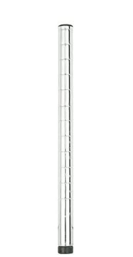 Montante cromato per scaffale - montante,