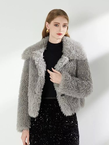 Giacca cappotto pile - giacca, pelliccia