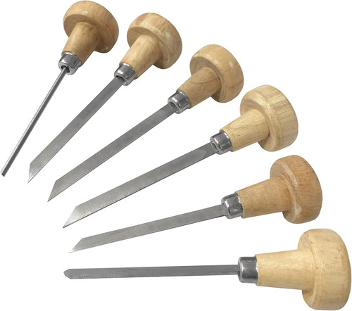 Pezzi incisore con - pezzi, in