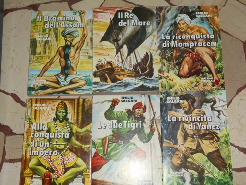 Lotto libri emilio salgari - lotto,