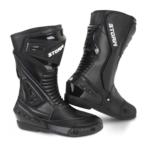 Stivali moto racing - stivali, pelle