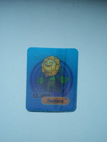 Yoga card pokemon sunkern - 3d,