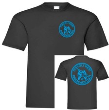 T-SHIRT  NERA CON CIANO 15°