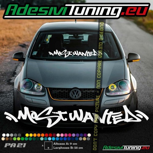 Adesivo most wanted - adesivo,
