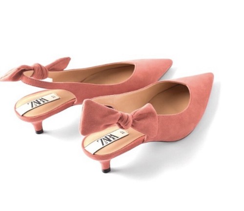 Scarpe zara camoscio con - zara,