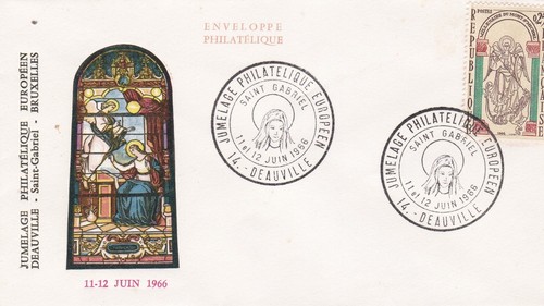 Francia 1966 fdc - fdc, gemellaggio