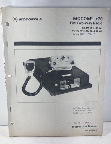 Motorola mocom radio - 70,