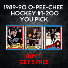 1989-90 O-Pee-Chee Hockey #1-200 - SCEGLI TU - Completa il tuo set
