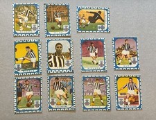 JUVENTUS Lotto 11 Figurine calciatori Nannina 1961/62 semplicemente bellissime!