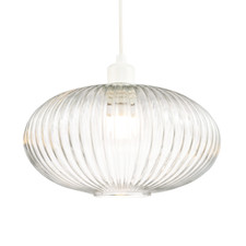 Lampada a sospensione ovale in