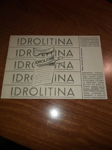 Cartolina pubblicitaria - cartolina,
