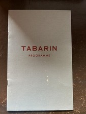 Tabarin Programma di sala del