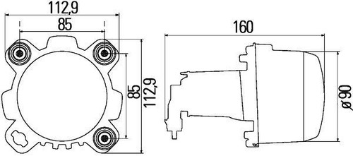Faro proiettore hella 1bl 247 - faro,