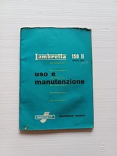 Innocenti Lambretta 150 LI 2a serie 1961 manuale uso manutenzione originale