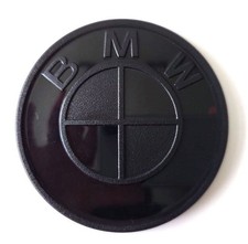 Bmw emblem black approx 8cm - bmw,