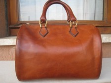 borsa bauletto cuoio naturale