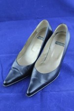 DECOLTE' DONNA NERO VERO CUOIO MADE ITALY NUM 35