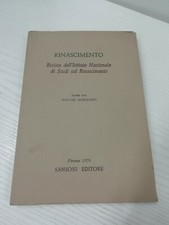 RINASCIMENTO VOL 16 - RIVISTA DELL'ISTITUTO NAZIONALE DI STUDI SUL RINASCIMENTO 
