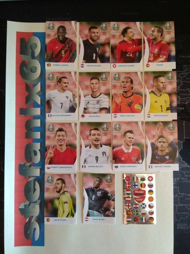 Panini euro 2020 complete set - panini,