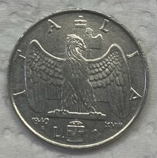 1 Lira Regno Italia 1940 XVIII