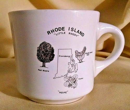 Tazza rhode island vintage - island, usa