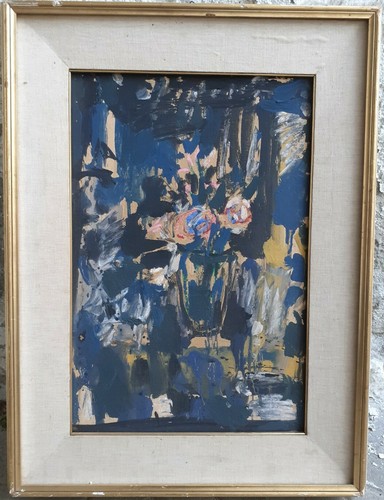 Dipinto olio quadro astratto