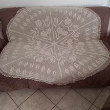 Copritavolo rotondo fatto - copritavolo, a