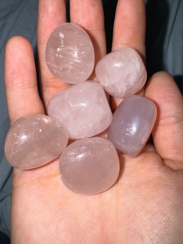 Minerale pietra quarzo rosa - 1,