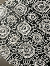 ❄️ Grande Tovaglia Confezionata a Uncinetto anni ‘60 - 320x200