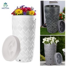 Serbatoio acqua piovana 240L design bidone pioggia piantabile 3 colori SENZA set tubo di caduta