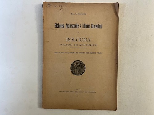 Biblioteca arcivescovile - arcivescovile, e