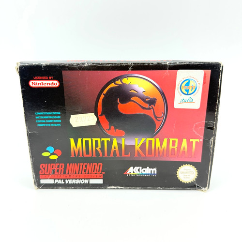 Mortal kombat nintendo snes - mortal,