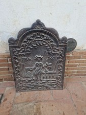 SCENOGRAFICA ANTICA PIASTRA - PLACCA PER CAMINO IN GHISA PESANTE