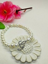BRACCIALE PERLE CON INIZIALI