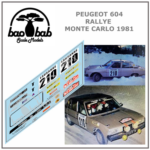 Calcas peugeot 604 rallye - peugeot,