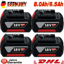 4 batterie originali 18 V 8 Ah