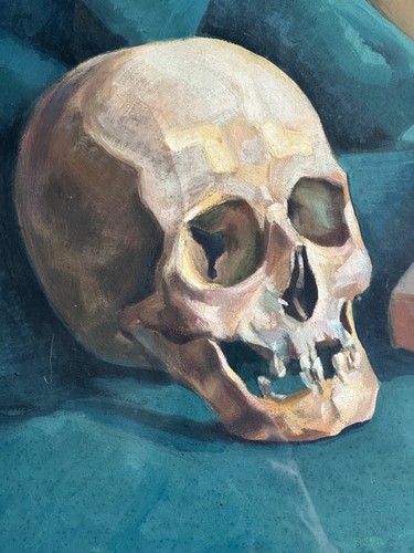 Quadro antico memento mori - quadro,