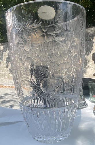 Vaso cristallo boemia - in,