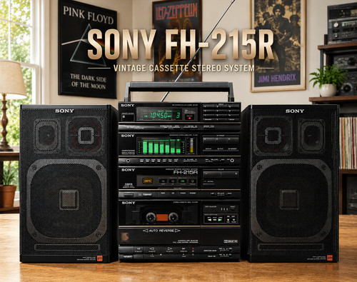 Sony 215r boombox - fh-215r, 🌈