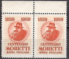 ES10042 Francobolli Poster Pubblicitari: Italia Centro Birra Moretti