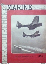 Marine Nationale 1949 # 57 Pologne Szczecin Terre-Neuve ile Maurice Atolls