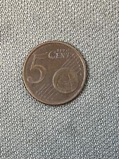 Moneta da 0,05 € centesimi del 2002 Colosseo, molto rara e in condizioni ottime