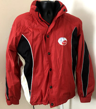 ASICS TORINO OLYMPICS GIACCA SCI COCA COLA uomo ROSSO MEDIO NERO 2006 pile Lnd
