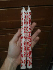 Candele candela 25 cm Natale Avvento Christmas candles candle vischio mistletoe