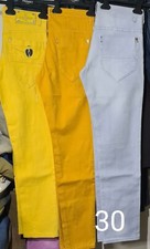 3 Jeans ANTONY MORATO taglia 30 / 44 1 Celeste - 1 Giallo - 1 Arancio - Usati OK
