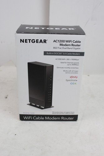 Nuovo open box netgear modem - open,