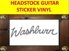 Washburn Silver Stickers Vinyl
