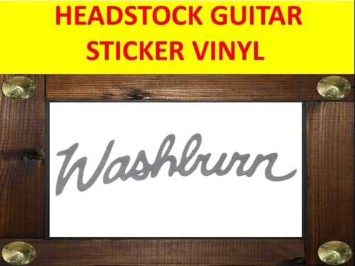 Washburn silver stickers vinyl - stickers,